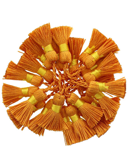 Mini pompons rayonne