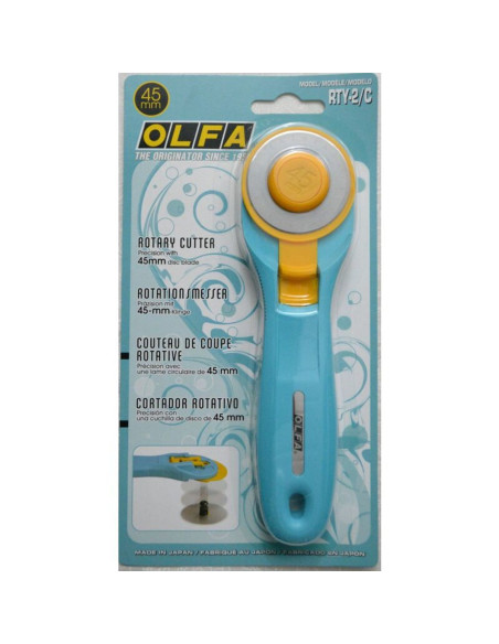 Taglierina circolare ergonomica Turchese Olfa 45mm