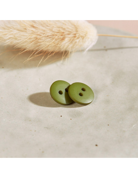 Bottone Classic Mat - Foglia di Matcha