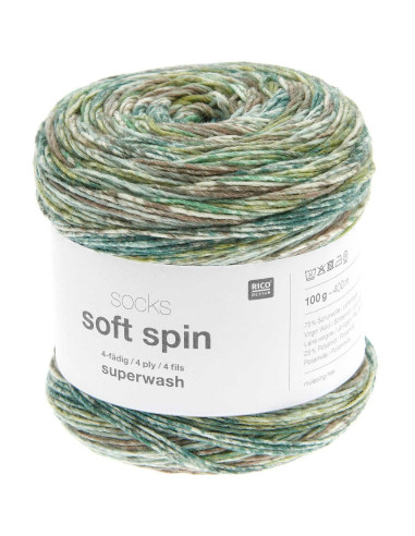 Filato per calze Soft Spin Rico Design