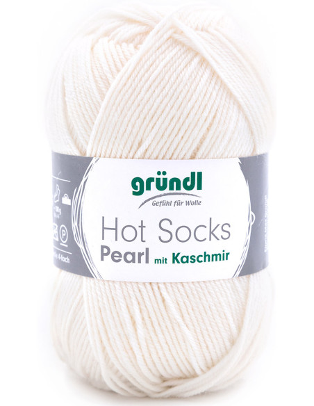 Filato per calze Hot Socks Pearl uni Gründl