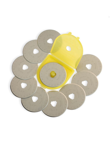 10 lame di ricambio per cutter Olfa - 45 mm