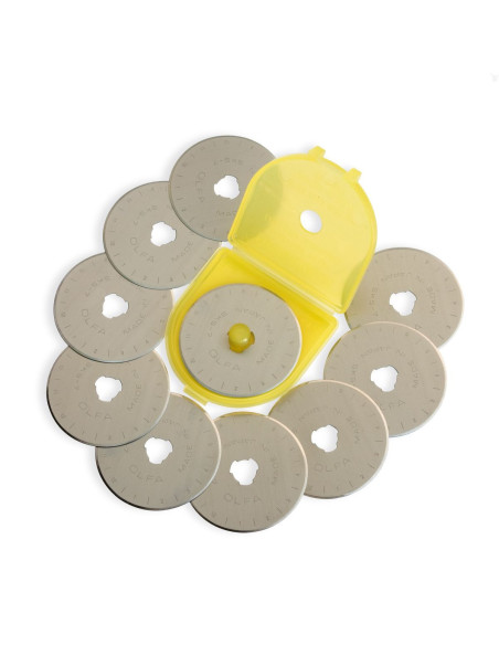 10 lame di ricambio per cutter Olfa - 45 mm