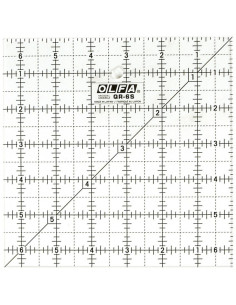 Regola patchwork Olfa 6.5 x 6.5 pollici