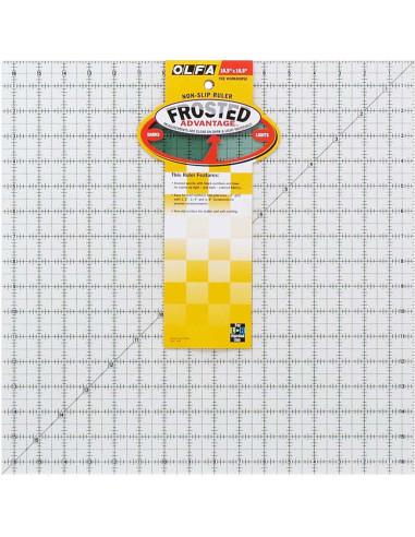 Regola patchwork Olfa 16.5 x 16.5 pollici