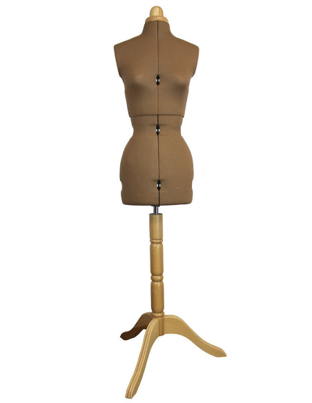 Manichino sartoriale Lady Valet Deluxe Caramello taglia 36 / 44
