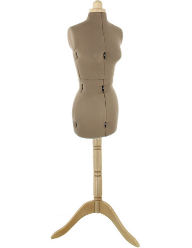 Manichino sartoriale Lady Valet Deluxe Caramello taglia 44 / 50