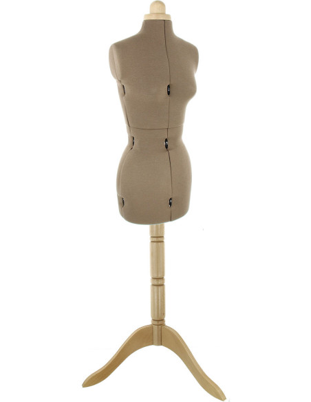 Manichino sartoriale Lady Valet Deluxe Caramello taglia 44 / 50