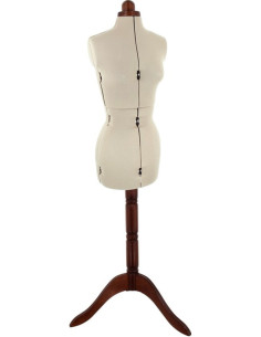 Manichino sartoriale Lady Valet Deluxe Cappuccino taglia 36 / 44