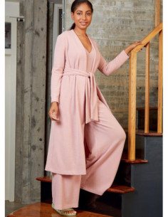 Modello di tutina, tuta, vestaglia e cintura - McCall's 8245