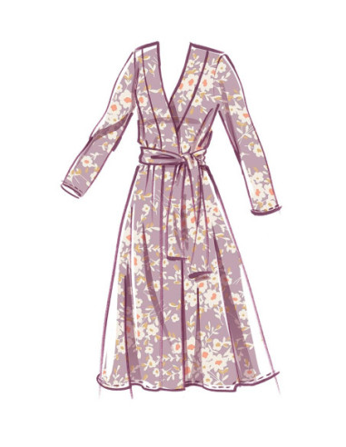 Modello di tutina, tuta, vestaglia e cintura - McCall's 8245