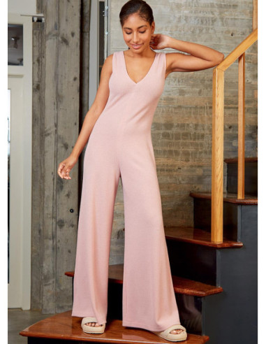 Modello di tutina, tuta, vestaglia e cintura - McCall's 8245