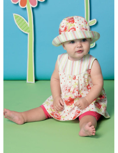 Modello di abiti, mutande, collant e cappelli - McCall's 7342