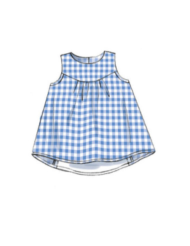 Modello di abiti, mutande, collant e cappelli - McCall's 7342