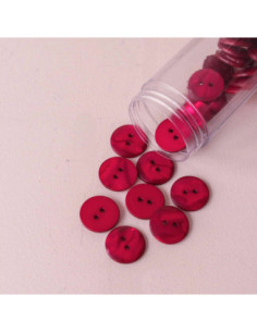 Bottone Sparkle 2 fori - Fucsia 2
