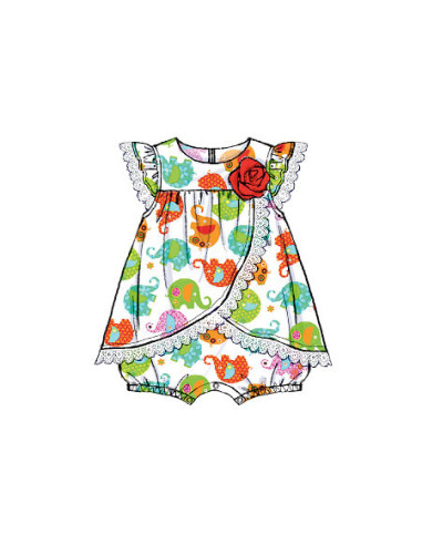 Modello di tutina per bebè - McCall's 7107