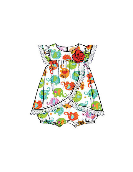 Modello di tutina per bebè - McCall's 7107