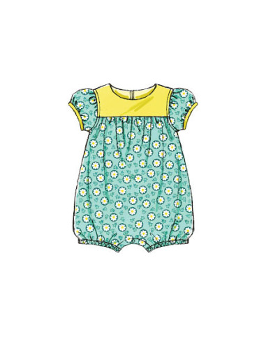 Modello di tutina per bebè - McCall's 7107