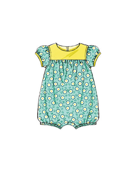 Modello di tutina per bebè - McCall's 7107