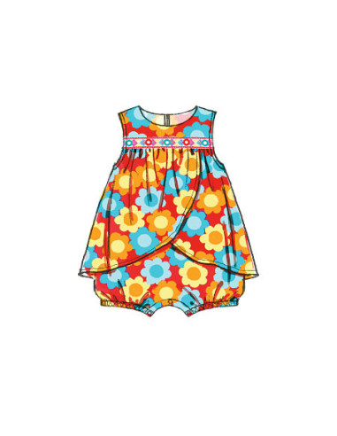 Modello di tutina per bebè - McCall's 7107