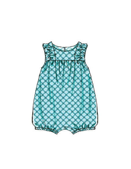 Modello di tutina per bebè - McCall's 7107
