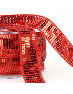 Paillettes a metro - Rosso