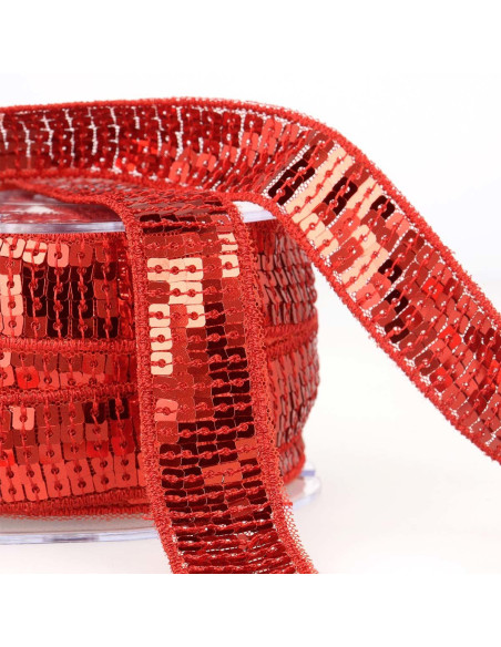 Paillettes a metro - Rosso