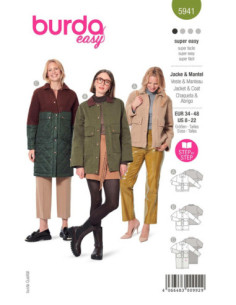Modello di giacca e cappotto - Burda 5941