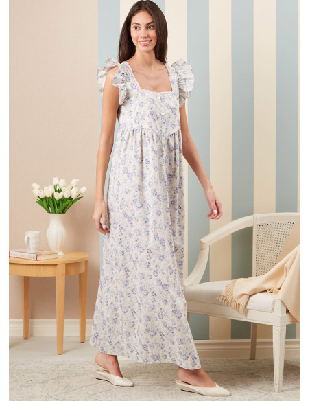 Modello di vestaglia, cintura da annodare e camicia da notte - McCall's 8381