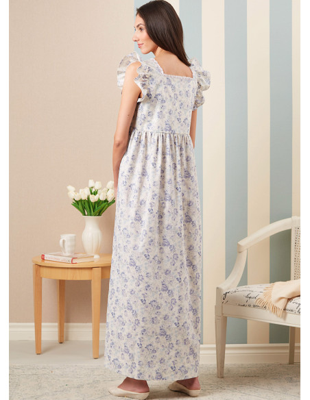 Modello di vestaglia, cintura da annodare e camicia da notte - McCall's 8381