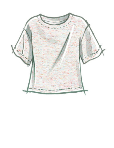 Modello per top, abito, pantaloncini e pantaloni - McCall's 8160
