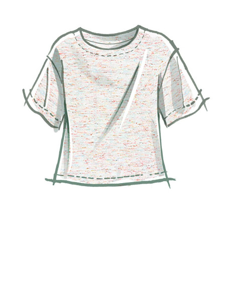 Modello per top, abito, pantaloncini e pantaloni - McCall's 8160