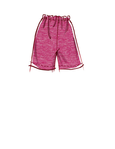 Modello per top, abito, pantaloncini e pantaloni - McCall's 8160