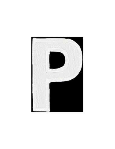 Toppa termoadesiva lettera P