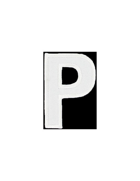 Toppa termoadesiva lettera P