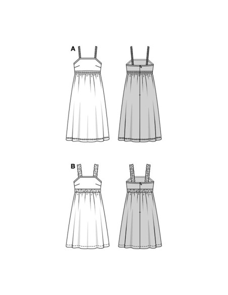 Modello di abito - Burda 5821