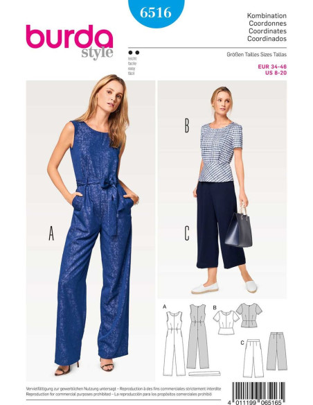 Modello di coordinate - Burda 6516