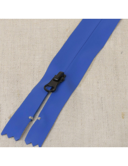 Chiusura invisibile impermeabile 20 cm - Blu