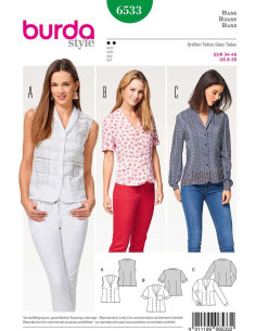 Modello di camicetta - Burda 6533