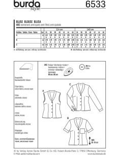 Modello di camicetta - Burda 6533 2
