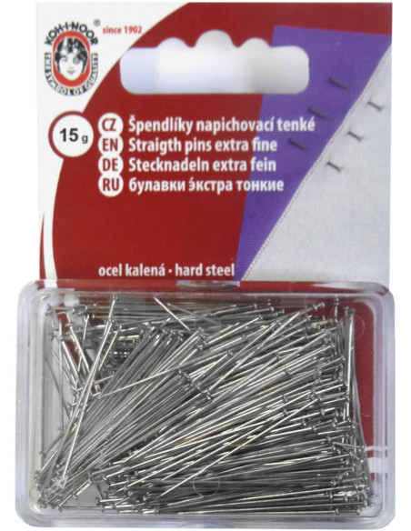 Scatola di 250 spilli extra-fini