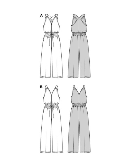 Modello di tuta - Burda 5817