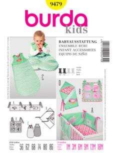 Modello per neonato - Burda 9479.