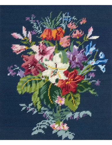 Canevas pénélope DMC - Bouquet