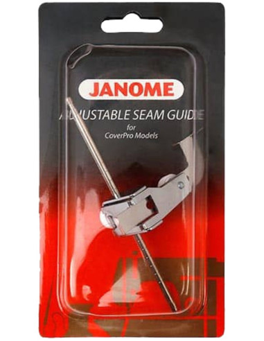 Piedino guida per cucitura regolabile Janome