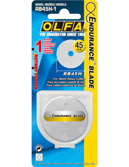 1 lama di ricambio Endurance per taglierino Olfa - 45 mm