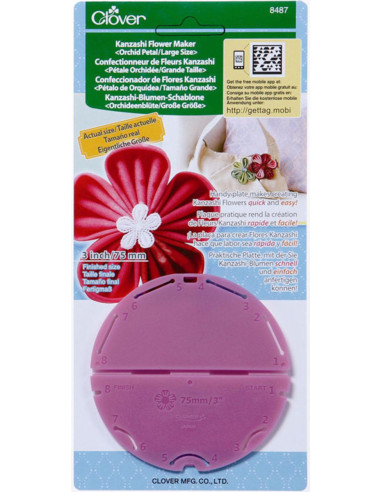Creatore di fiori Kanzashi - Petalo orchidea L