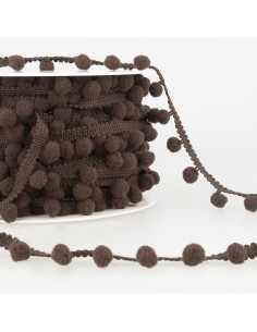 Gala grande pomponi - Cioccolato