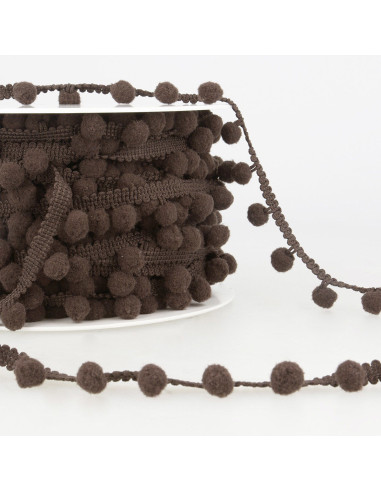 Gala grande pomponi - Cioccolato