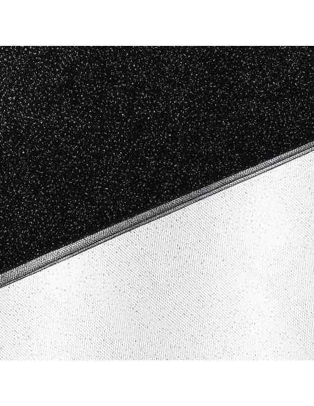 Tulle glitterato - Nero